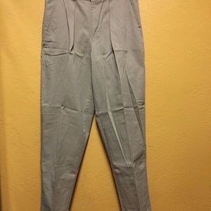CALVIN KLEIN Blue-Jeans Beige Pleated Front High